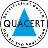 Zertifiziert durch QUAZERT - DIN EN ISO 9001:2008